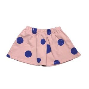 Zara Pink and Blue Polka Dot Kids Skirt